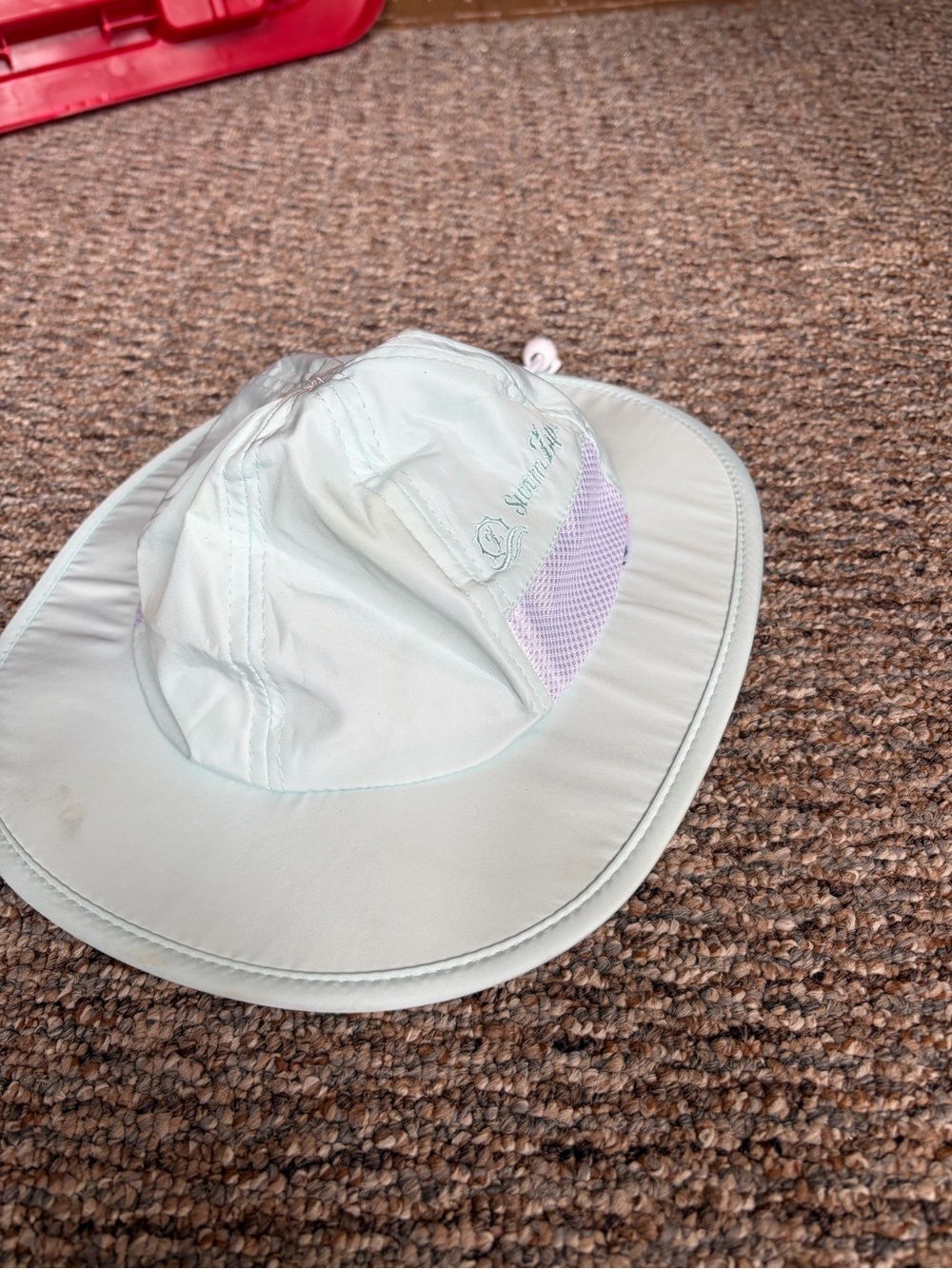 Sun Protective Kids Bucket Hat - Light Mint with Mesh